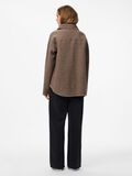 Product image thumbnail - PCOLINE TEDDY OVERSHIRT, Morel | 2