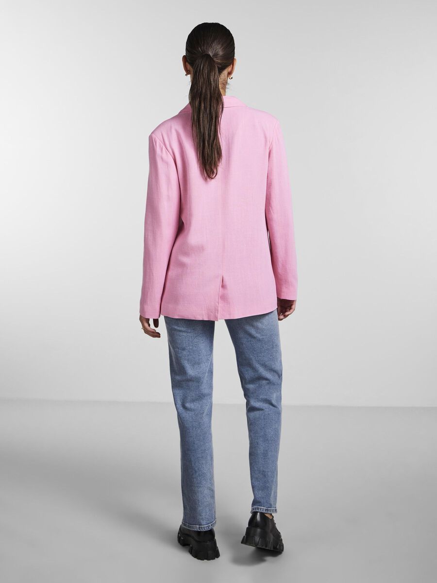 Pieces PCVINSTY LINEN-BLEND BLAZER, Sachet Pink, highres - 17137633_SachetPink_004.jpg