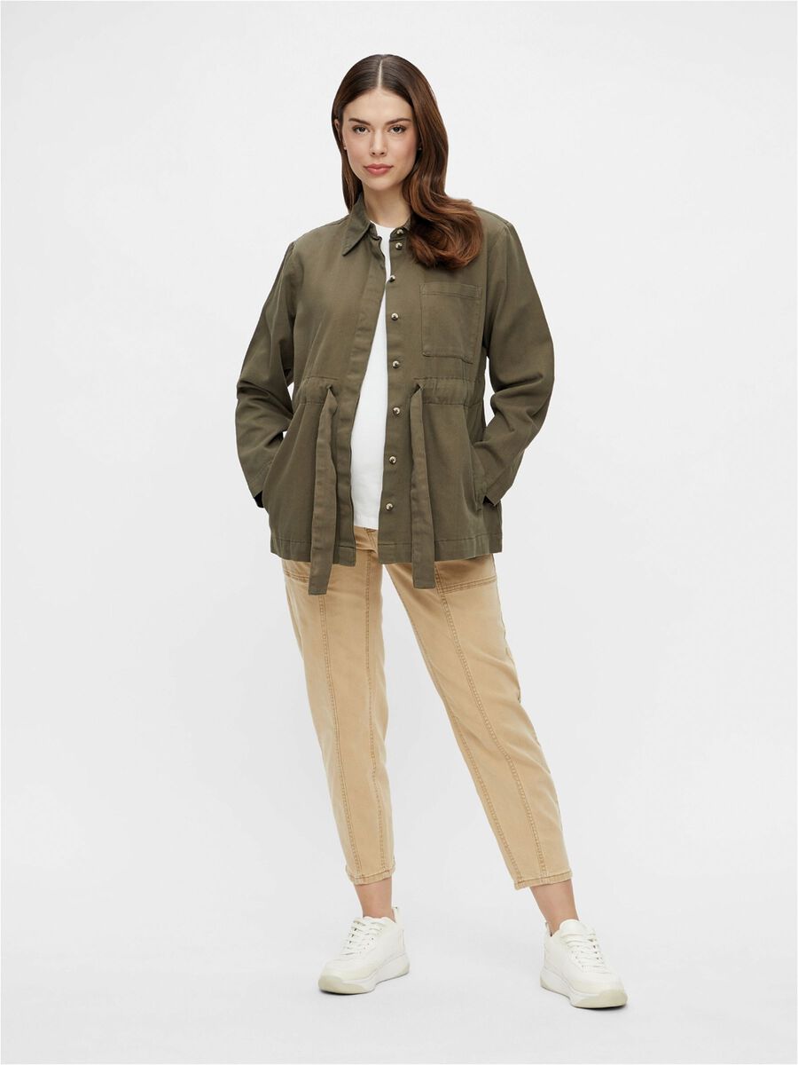 Green Pcmpaulina Maternity Jacket Mama Licious