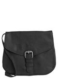 Pieces LEATHER CROSSBODY BAG, Black, highres - 17085464_Black_001.jpg