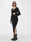 Pieces PCMIRA KNITTED DRESS, Black, highres - 17150976_Black_007.jpg