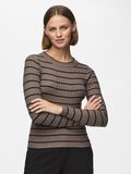 Pieces PCCRISTA KNITTED PULLOVER, Morel, highres - 17115047_Morel_1138199_003.jpg