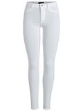 Pieces MID WAIST SKINNY FIT JEANS, Bright White, highres - 17080659_BrightWhite_001.jpg