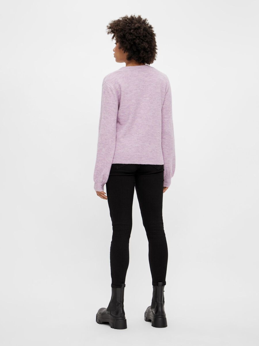 Pieces PCPERLA KNITTED PULLOVER, Orchid Bloom, highres - 17110765_OrchidBloom_004.jpg