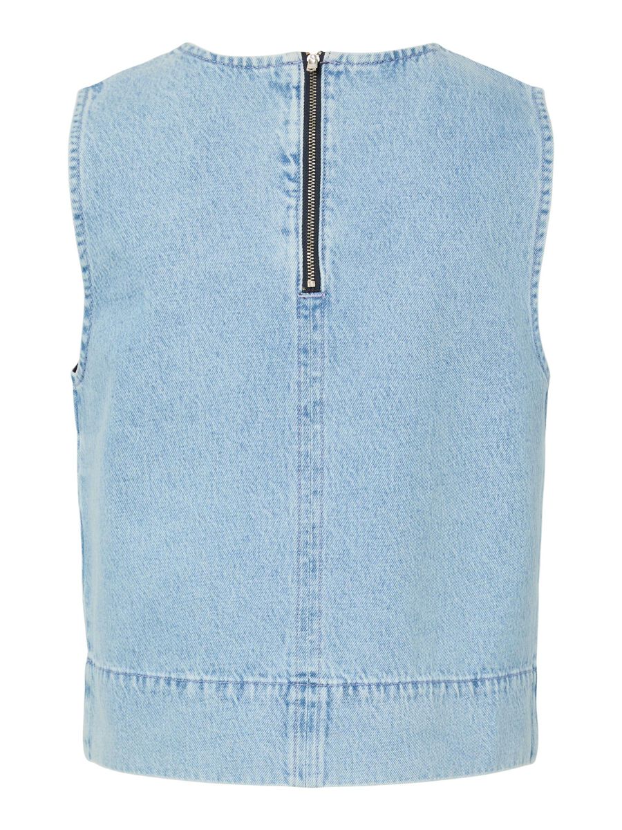 Pieces PCNOEL STRASS DENIM OBERTEIL, Light Blue Denim, highres - 17160031_LightBlueDenim_1245782_002.jpg
