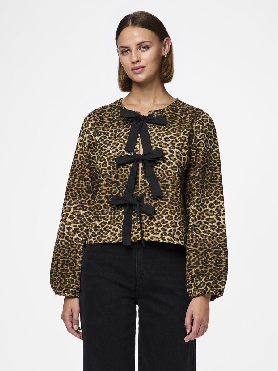 Pieces PCASTRID LEOPARD LONG SLEEVED TOP, Black, highres - 17157125_Black_1178620_003.jpg