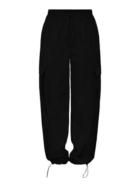 Pieces PCDRE CARGO TROUSERS, Black, highres - 17141457_Black_001.jpg