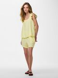 Product image thumbnail - PCPIA LINEN BLEND SLEEVELESS TOP, French Vanilla | 5