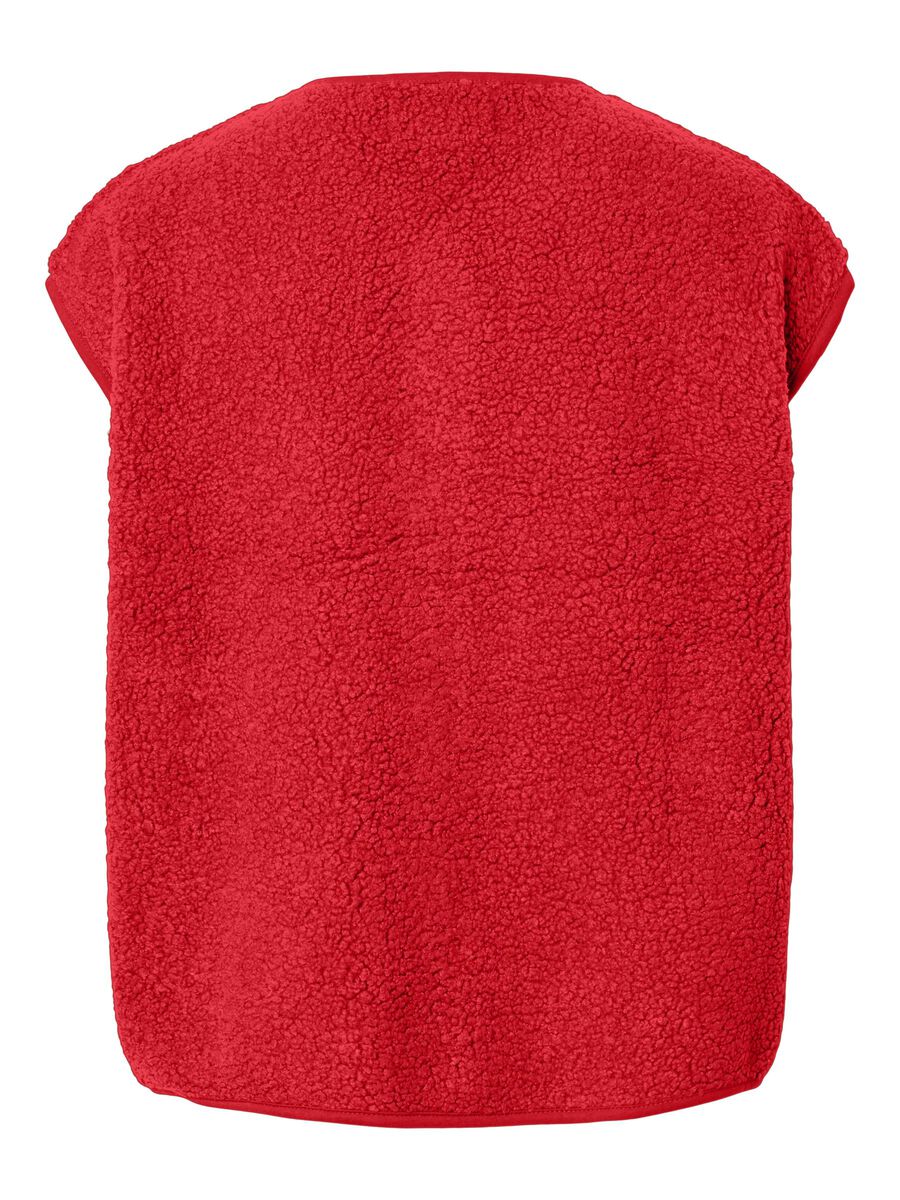 Carousel image - PCKATTY TEDDY VEST, High Risk Red | 7