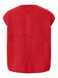 Product image thumbnail - PCKATTY TEDDY VEST, High Risk Red | 7