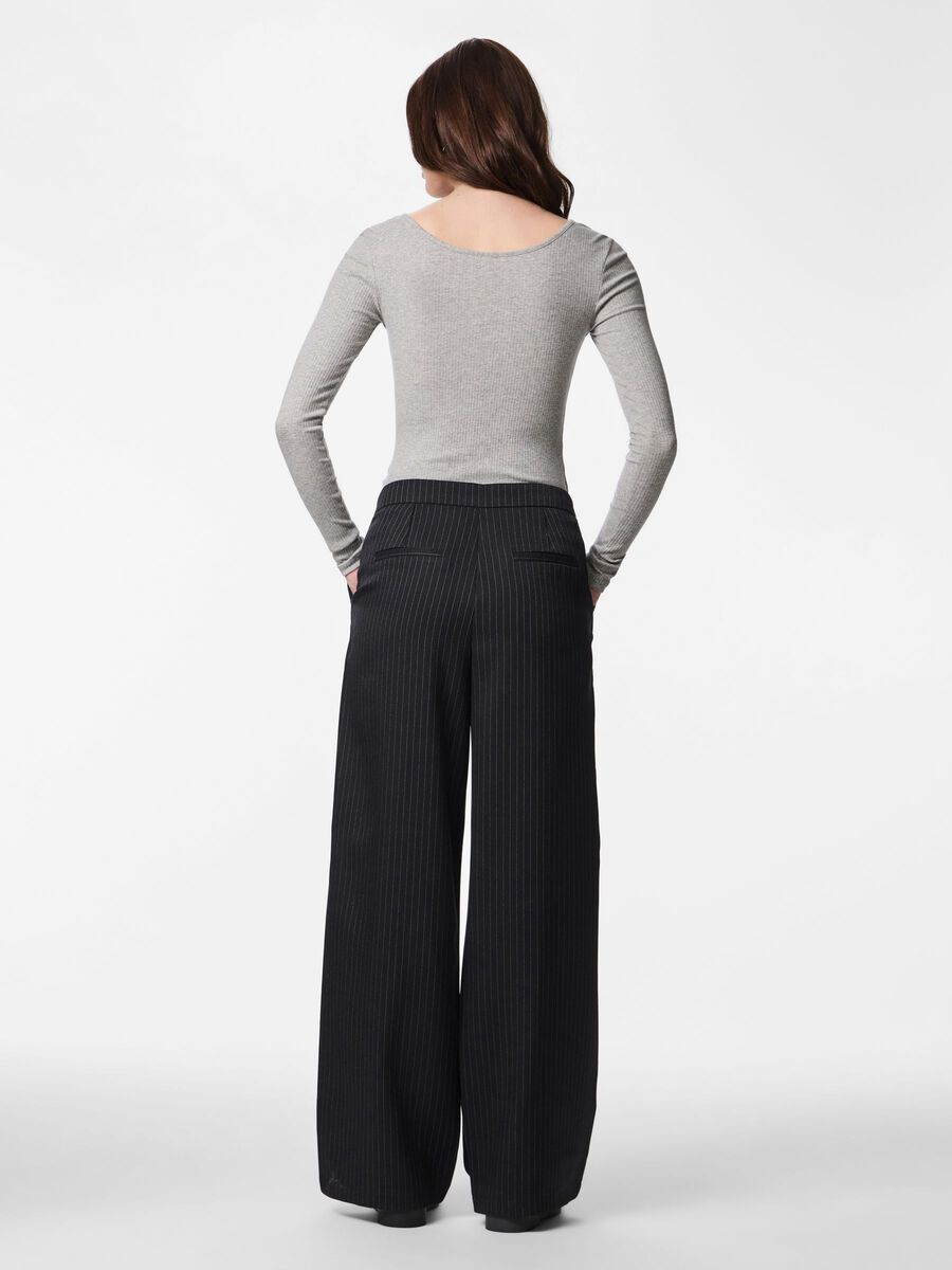 Product carousel image - PCKITTE  LONGSLEEVE, Medium Grey Melange | 2