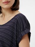 Pieces LUREX STRIPED TOP, Maritime Blue, highres - 17112284_MaritimeBlue_840852_006.jpg