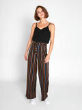 Pieces STRIPED WIDE TROUSERS, Black, highres - 17096215_Black_694650_005.jpg