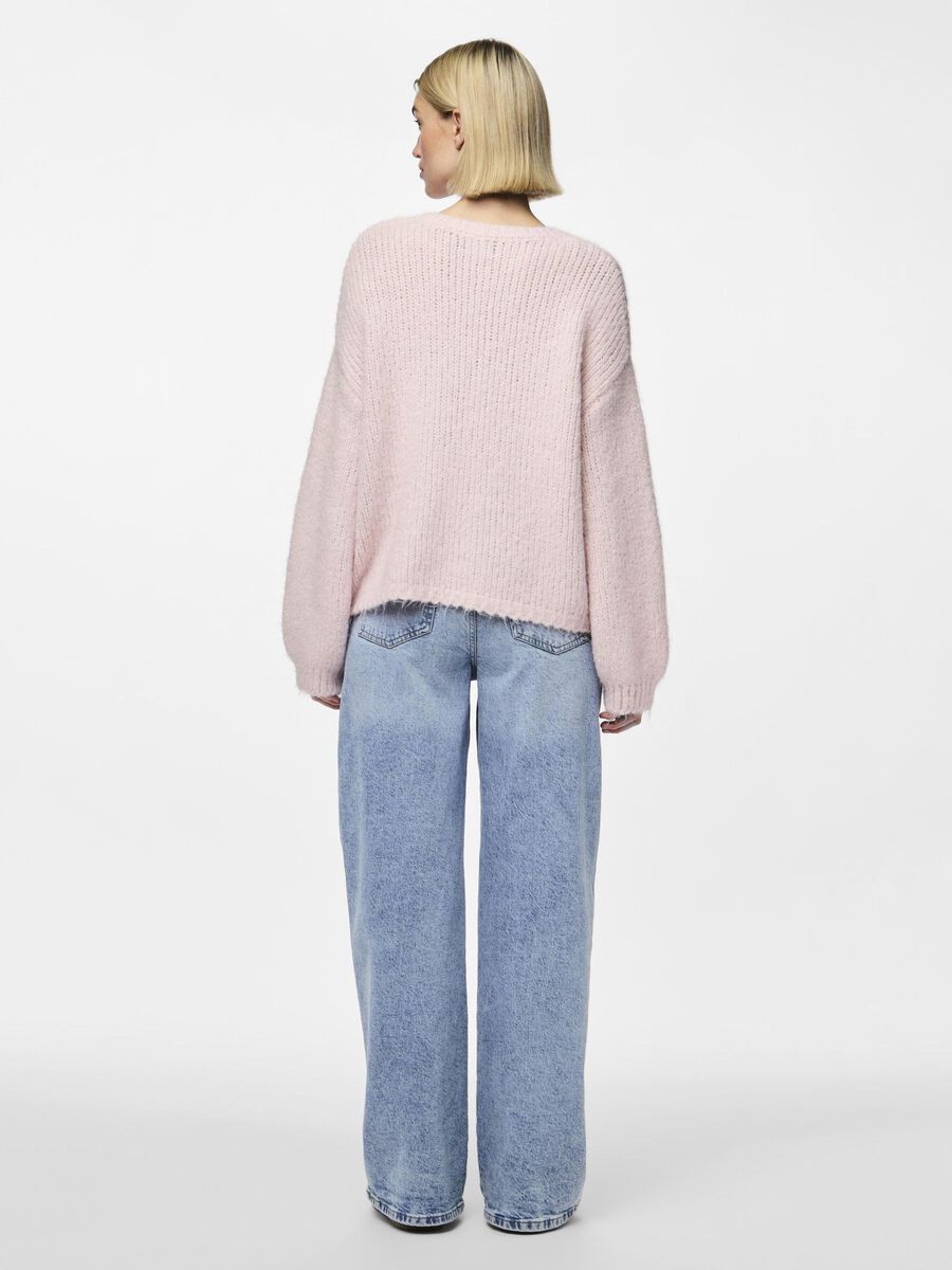 Pieces PCOLLI  KNITTED JUMPER, Pink-A-Boo, highres - 17157783_PinkABoo_004.jpg