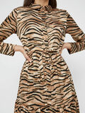 Pieces ANIMAL-PRINT MAXI DRESS, Black, highres - 17098961_Black_714802_007.jpg