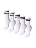 Pieces PCCALLY 5-PACK  SOCKS, Bright White, highres - 17155177_BrightWhite_1159641_001.jpg