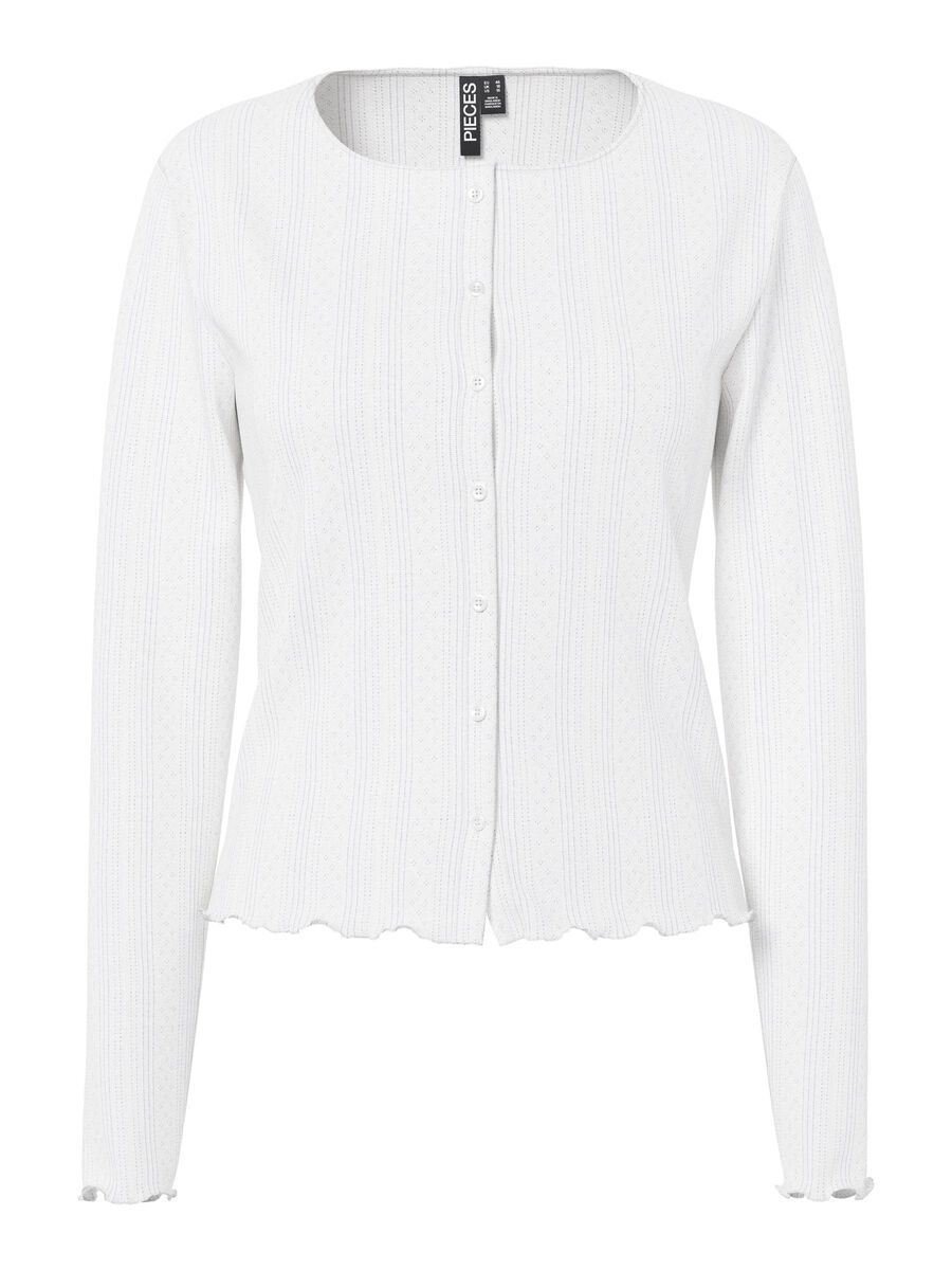 Pieces PCMARIE - POINTELLE CARDIGAN, Cloud Dancer, highres - 17152189_CloudDancer_001.jpg