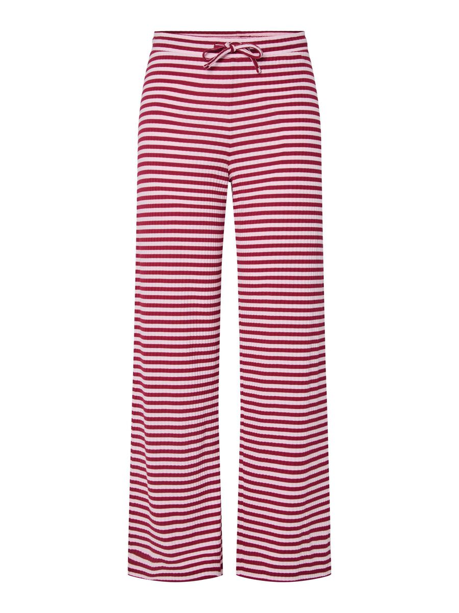 Pieces PCLAYA WIDE-LEG TROUSERS, Goji Berry, highres - 17156181_GojiBerry_1233392_001.jpg