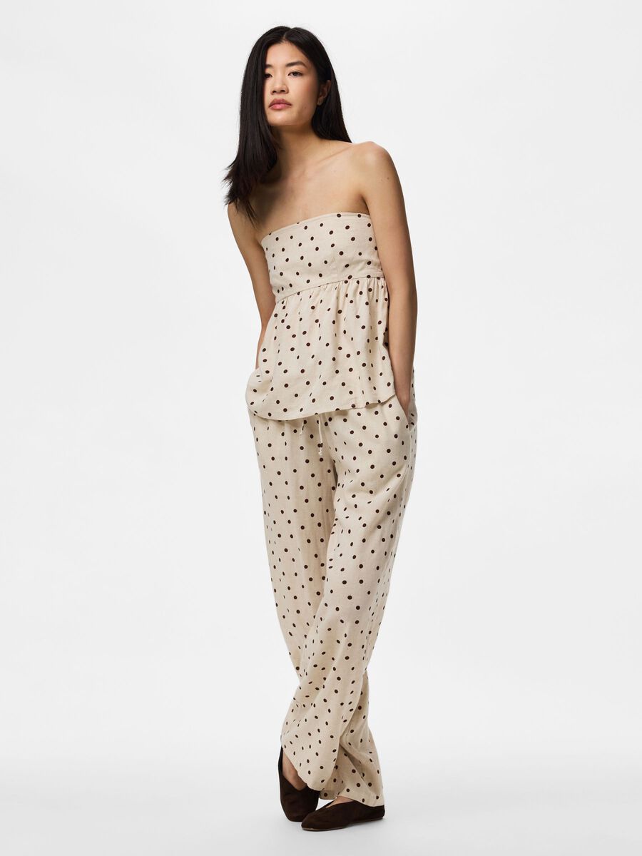 Carousel image - PCPIA LW TIE TROUSERS, Birch | 5
