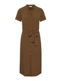 Product image thumbnail - LONGUE ROBE-CHEMISE, Beech | 6