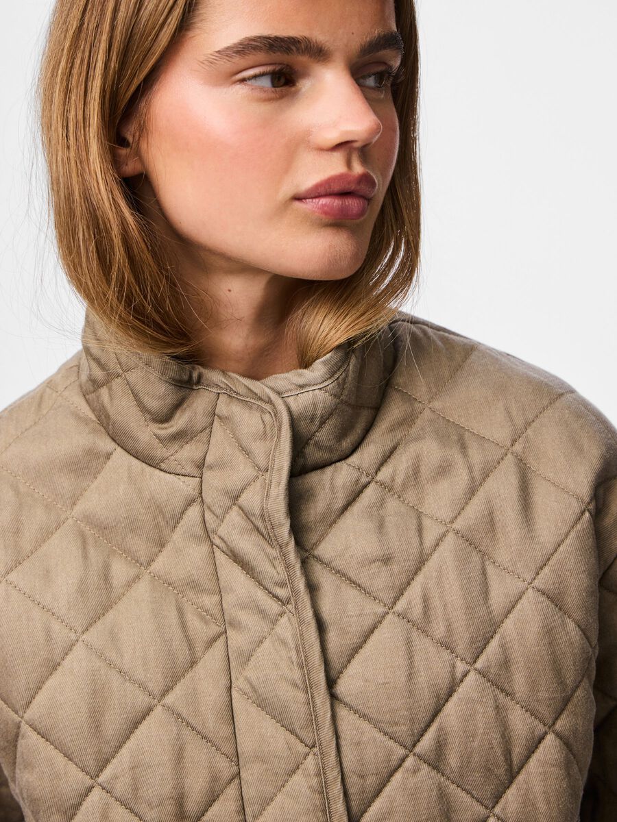 Product carousel image - VESTE MATELASSÉE, Greige | 2