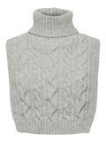 Product image thumbnail 1 PCAMELIE KNITTED BIB, Light Grey Melange
