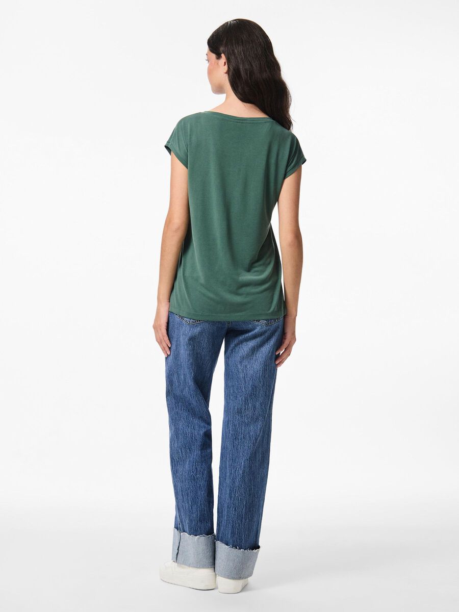Pieces PCKAMALA T-SHIRT, Trekking Green, highres - 17095260_TrekkingGreen_004.jpg