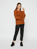 Pieces BOBBLE TEXTURE JUMPER, Mocha Bisque, highres - 17104165_MochaBisque_005.jpg