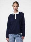 Pieces PCTINORI LANGARM-POLOSHIRT, Maritime Blue, highres - 17157398_MaritimeBlue_003.jpg