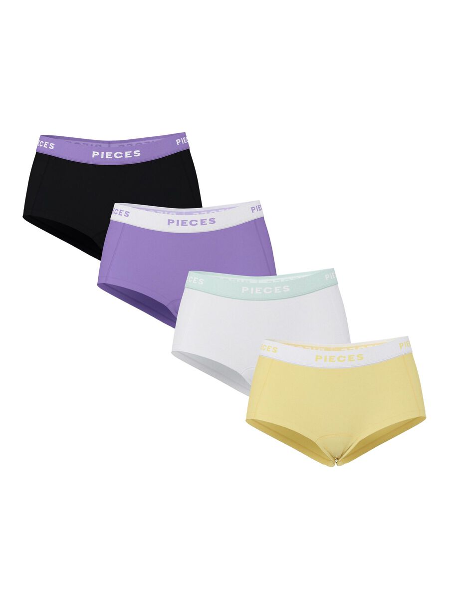 Pieces PCLOGO LADY BOXER SHORTS, Paisley Purple, highres - 17106857_PaisleyPurple_1162261_001.jpg
