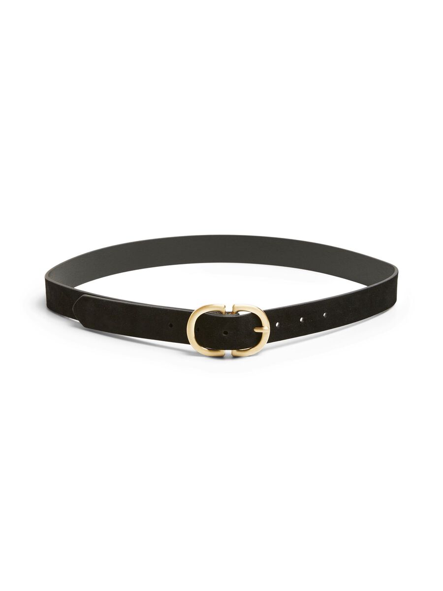 Product carousel image - PCJUVA SUEDE BELT, Black | 2
