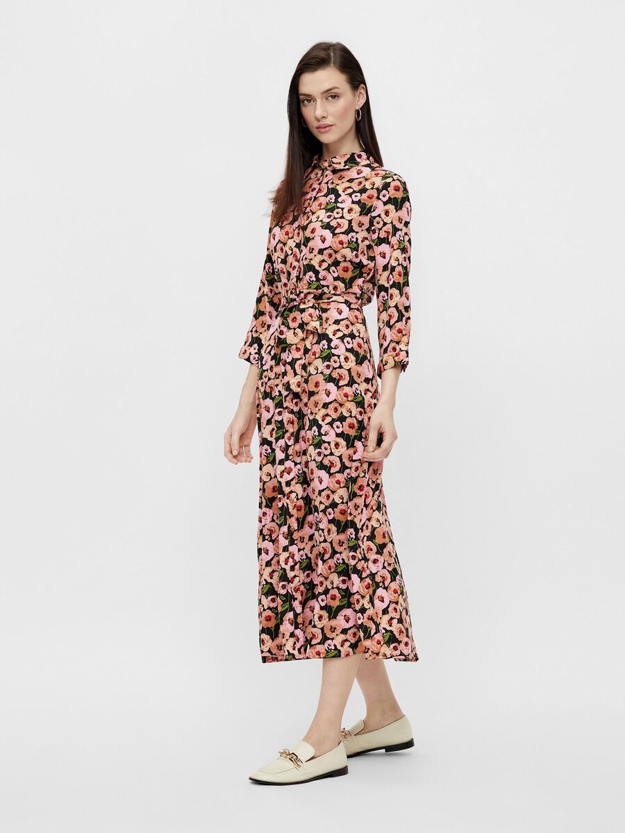Pieces PCROSIA SHIRT DRESS, Black, highres - 17108021_Black_856229_003.jpg