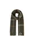 Pieces FRINGED CHECKED SCARF, Rosin, highres - 17101753_Rosin_001.jpg