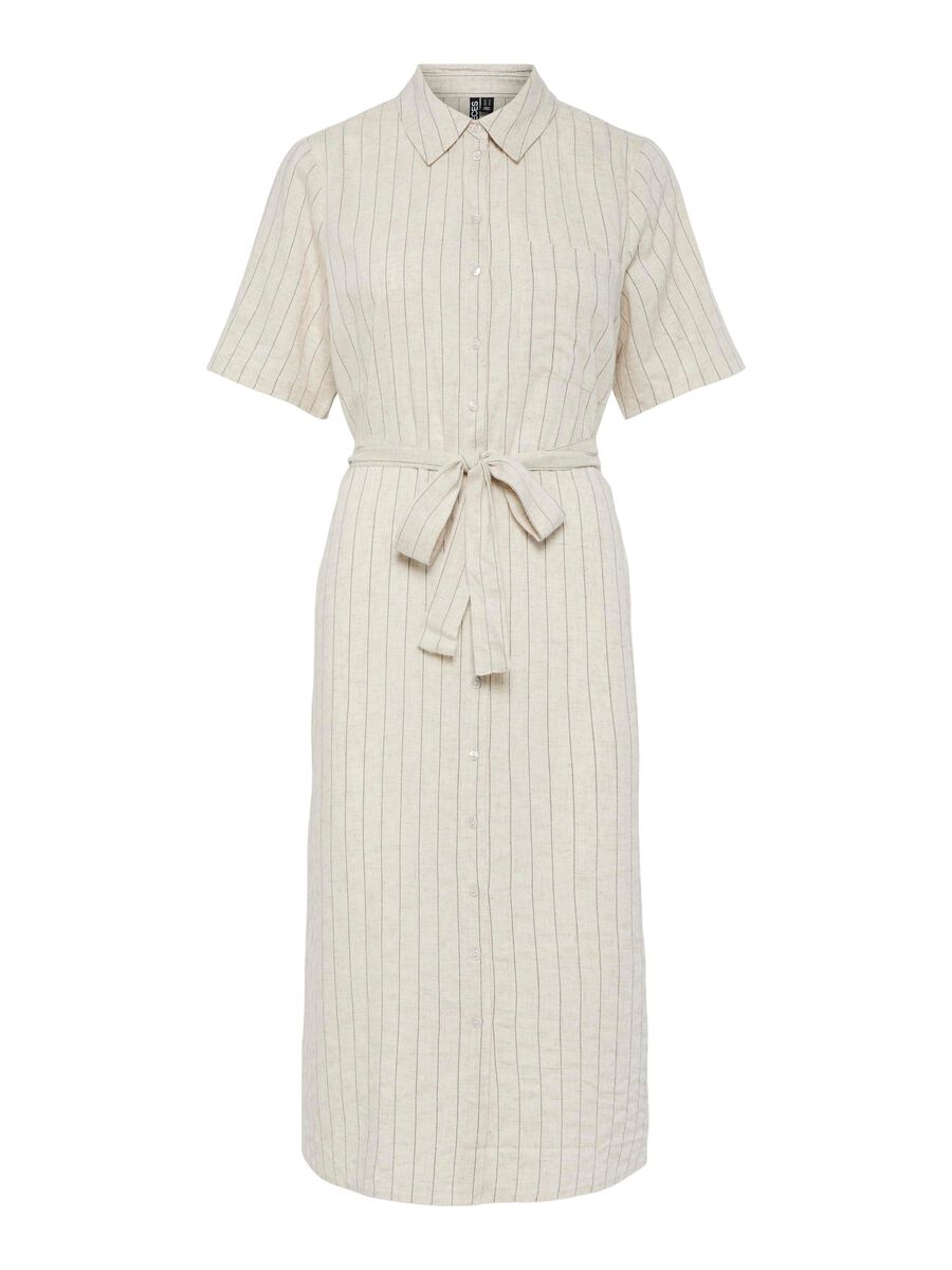 Pieces PCPIA SHIRT DRESS, Birch, highres - 17152063_Birch_1202626_001.jpg