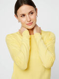 Pieces KNITTED VISCOSE-BLEND PULLOVER, Lemon Drop, highres - 17097335_LemonDrop_006.jpg