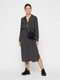 Pieces FLECKED VISCOSE SHIRT DRESS, Black, highres - 17101913_Black_741608_005.jpg