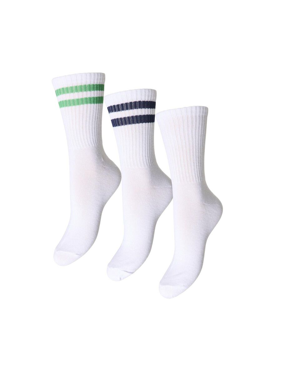 Pieces PCCALLY 3-PACK CHAUSSETTES, Bright White, highres - 17154446_BrightWhite_1151164_001.jpg