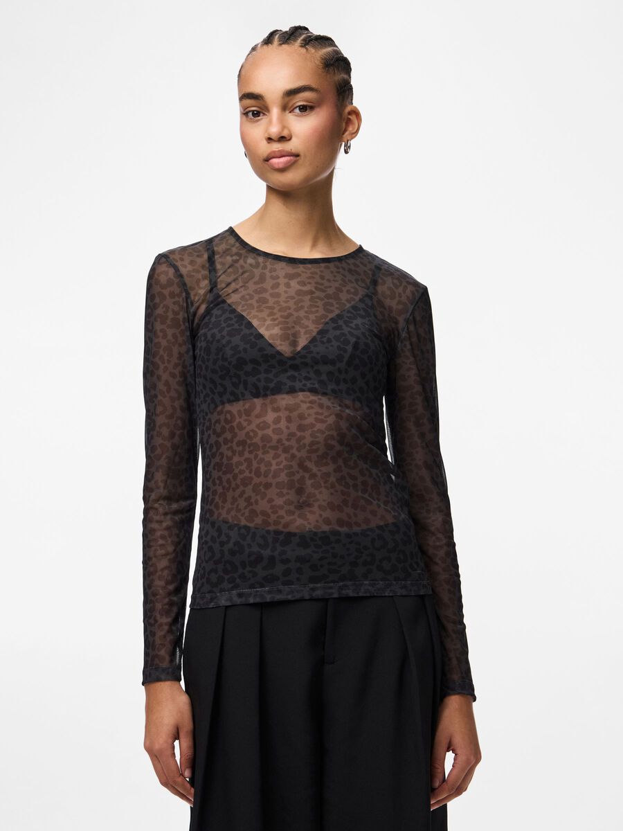 Product carousel image - PCNINNI MESH TOP, Black | 1