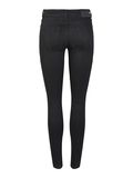 Pieces PCDELLY MW SKINNY FIT JEANS, Black, highres - 17106116_Black_002.jpg