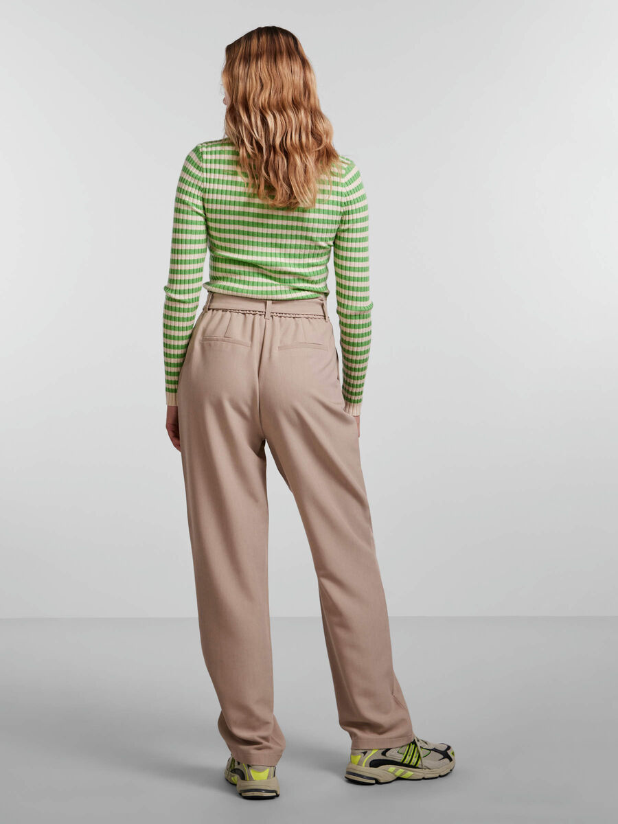 Pieces PCBOSELLA TROUSERS, White Pepper, highres - 17133543_WhitePepper_004.jpg