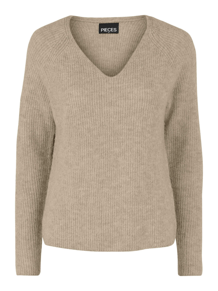 Pieces PULLOVER A MAGLIA, White Pepper, highres - 17114251_WhitePepper_001.jpg