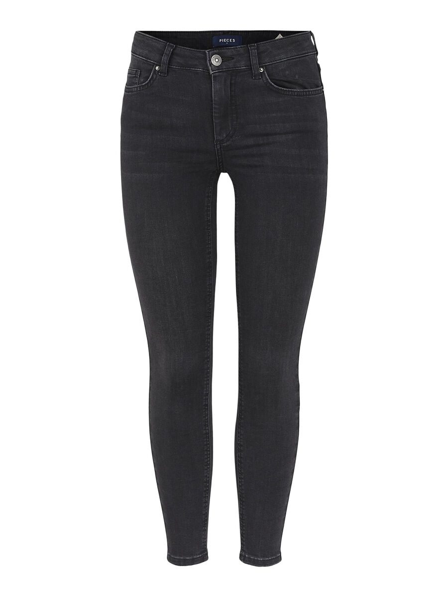 PIECES Strækbare Skinny Fit Jeans Kvinder Sort