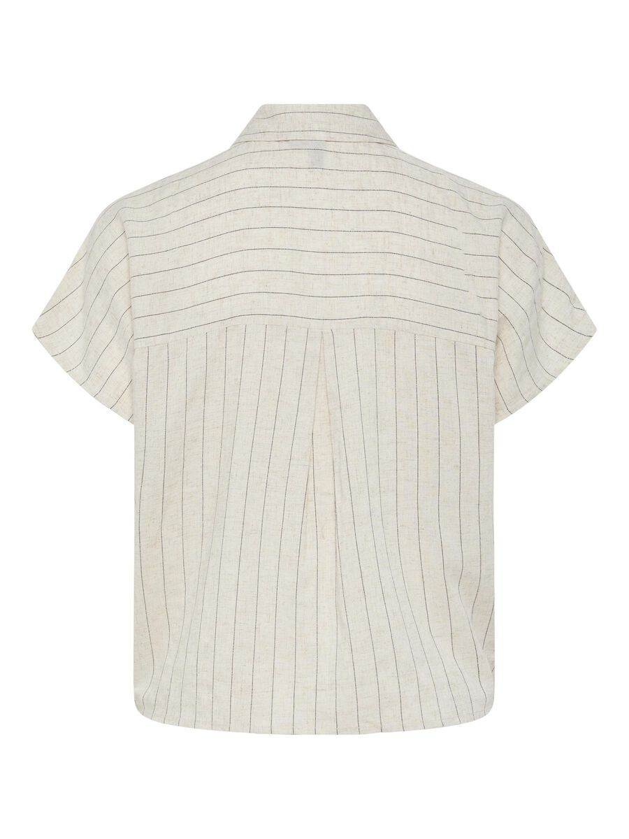 Pieces PCPIA SHORT SLEEVED SHIRT, Birch, highres - 17154736_Birch_1188946_002.jpg