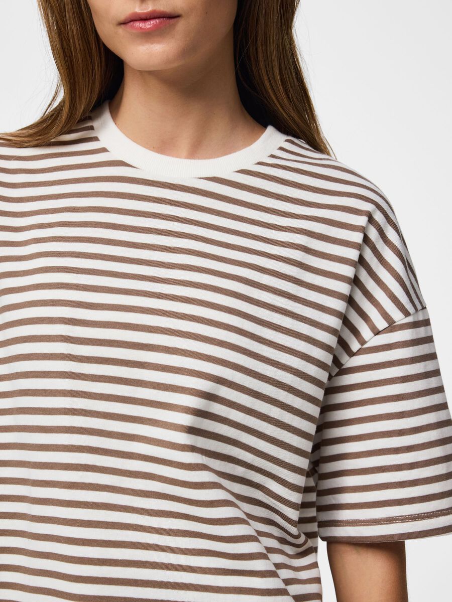 Carousel image - PCSADIE 2/4 T-SHIRT, Cloud Dancer | 4