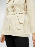 Pieces TIE WAIST DENIM JACKET, Almond Milk, highres - 17104973_AlmondMilk_007.jpg