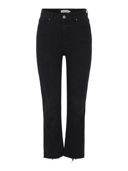 Pieces PCDELLY STRAIGHT FIT JEANS, Black, highres - 17123707_Black_001.jpg