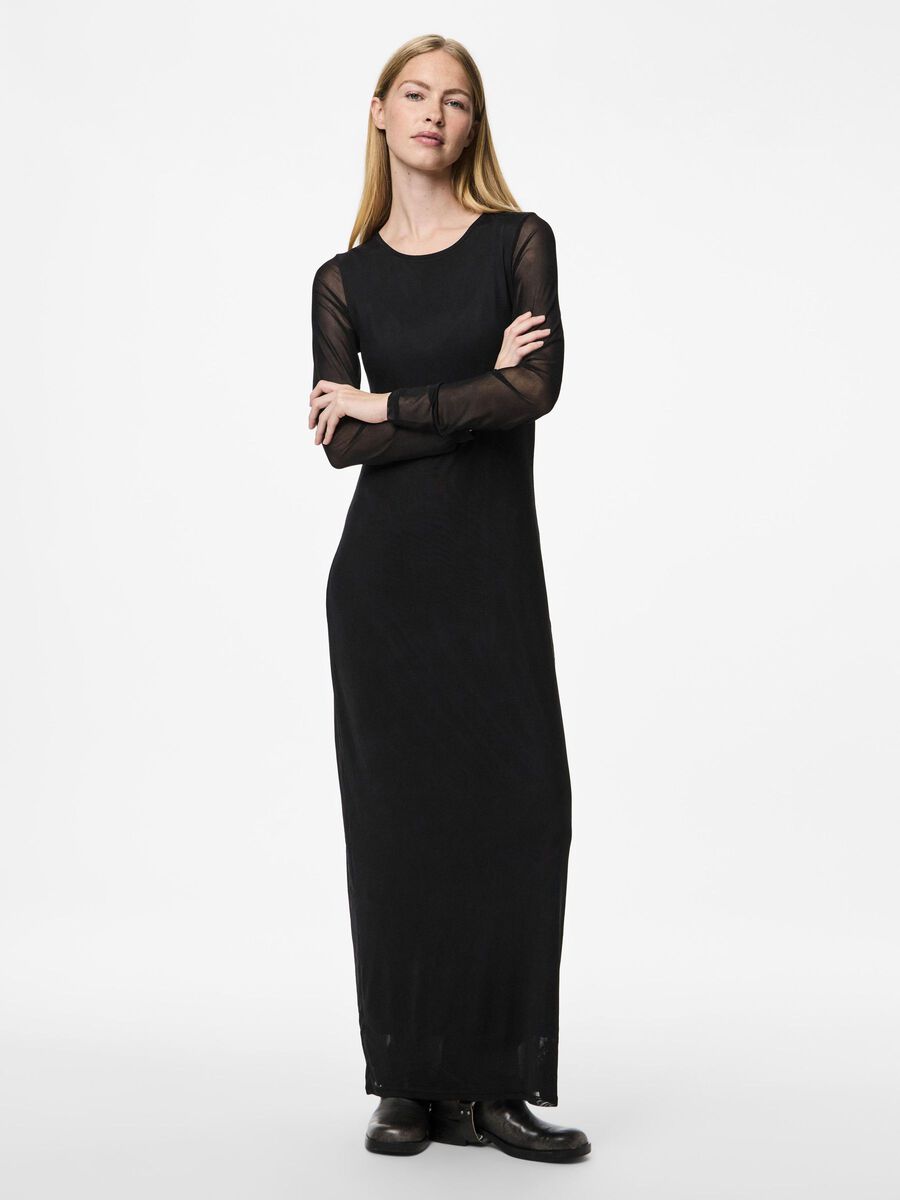 Carousel image - PCNOLIA MAXI DRESS, Black | 3