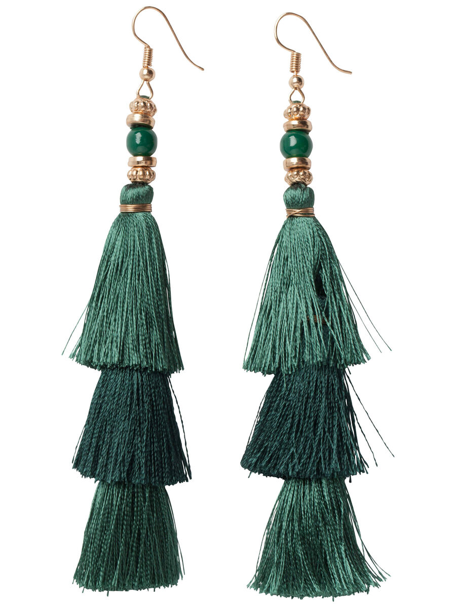 Pieces TASSEL EARRINGS, Gold Colour, highres - 17090101_GoldColour_630108_001.jpg