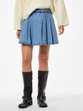 Pieces PCSILJE MW PLISSÉ MINI DENIM SKIRT, Light Blue Denim, highres - 17156077_LightBlueDenim_003.jpg