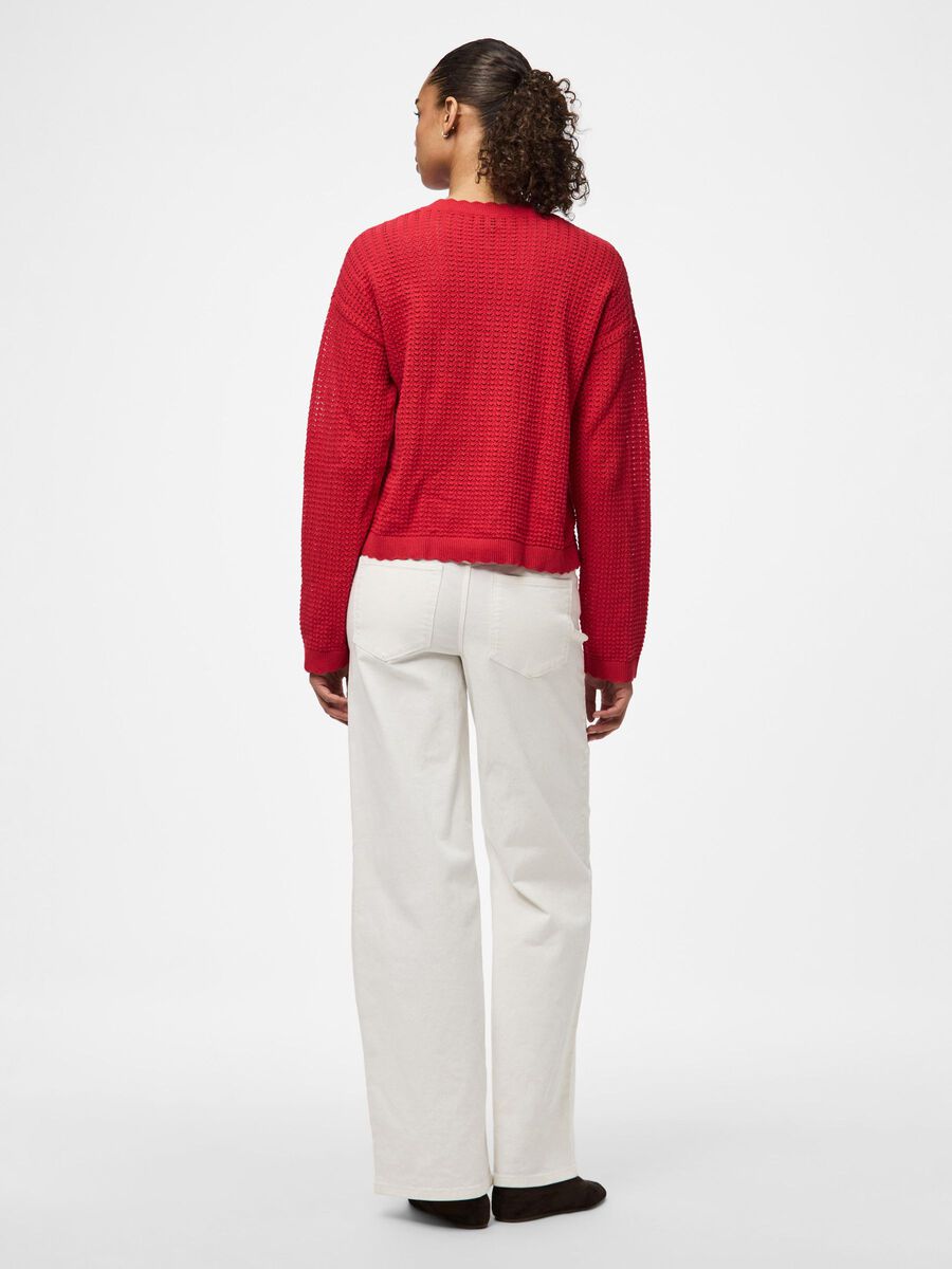 Pieces PCSCOUT BAUMWOLL STRICKPULLOVER, Lollipop, highres - 17155921_Lollipop_004.jpg